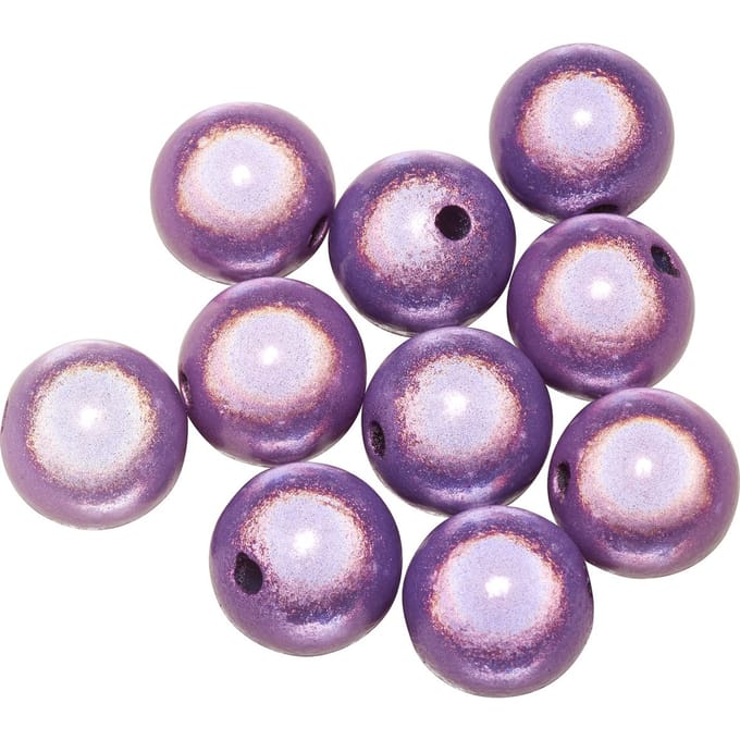 Miracle Beads, 10 mm - Lichtlila