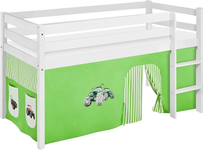 Halfhoogslaper Tractor Groen met tent