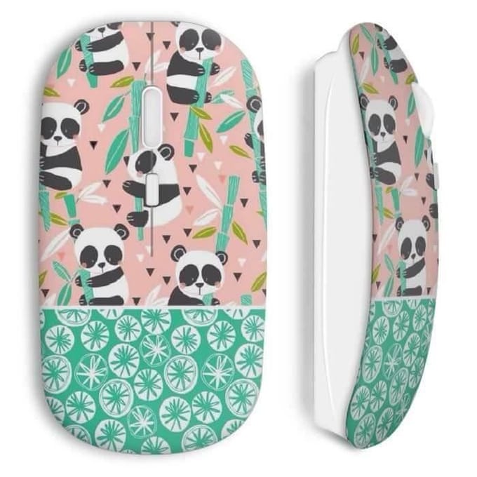Souris sans fil Panda cartoon
