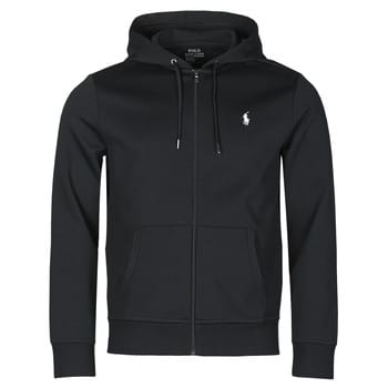 Sweaters Polo Ralph Lauren SWEATSHIRT A CAPUCHE ZIPPE EN JOGGING DOUBLE KNIT TECH LOGO PONY