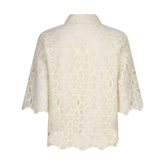 Lofty Manner Blouse Blouse Denni Re43 Off-white Dames Maat - XS