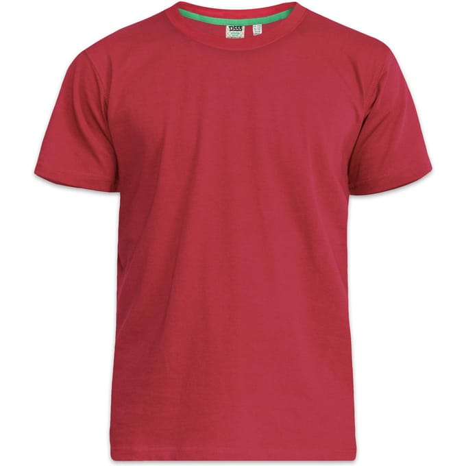 Duke Heren D555 Flyers 2 Kingsize T-shirt 8XL rood