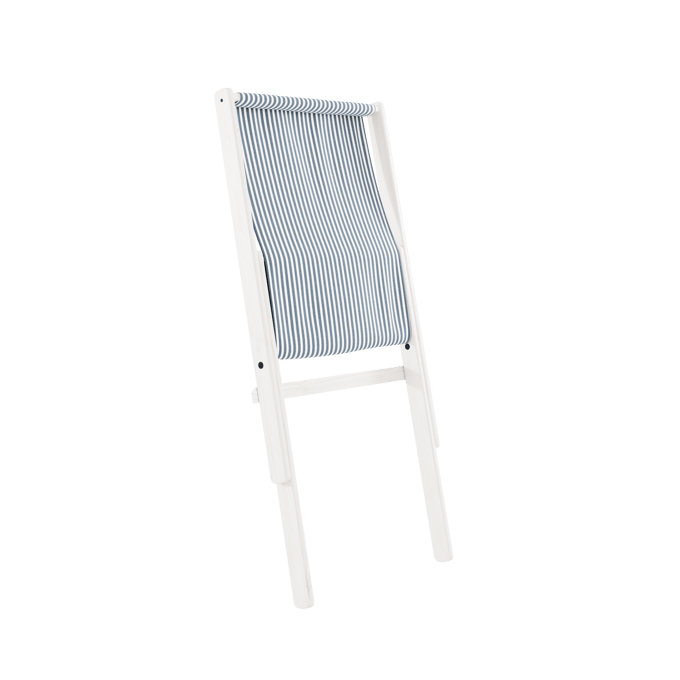 Karup Boogie klapstoel - 611 Beach Blue - 205 white lacquered