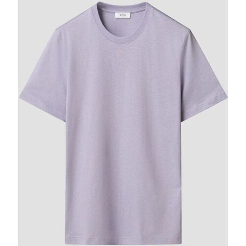 Eton T-Shirt Organic Supima Cotton Uni Single Jersey Licht Paars / male