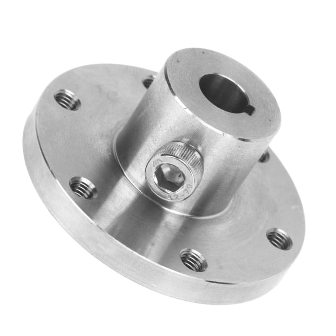 10mm Flenskoppeling Connector Hoge Sterkte Roestvrij Staal RC Askoppeling voor DIY RC Model gray