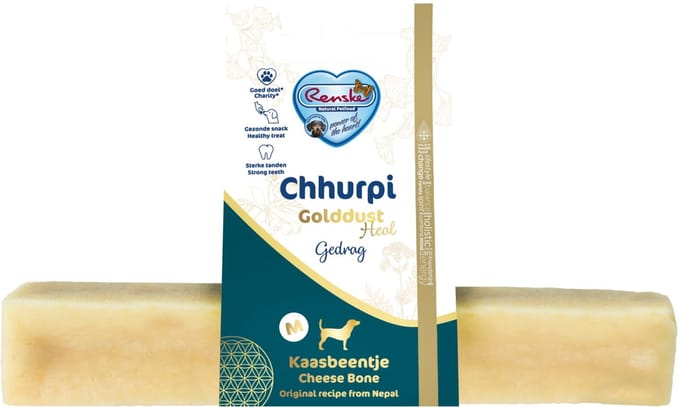 Renske Chhurpi Golddust Heal - Gedrag Melk - Hondensnacks - M