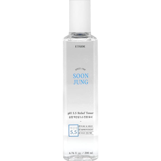 ETUDE, tonique apaisant pur et légèrement acide 5,5, 200 ml (6,76 fl oz) white