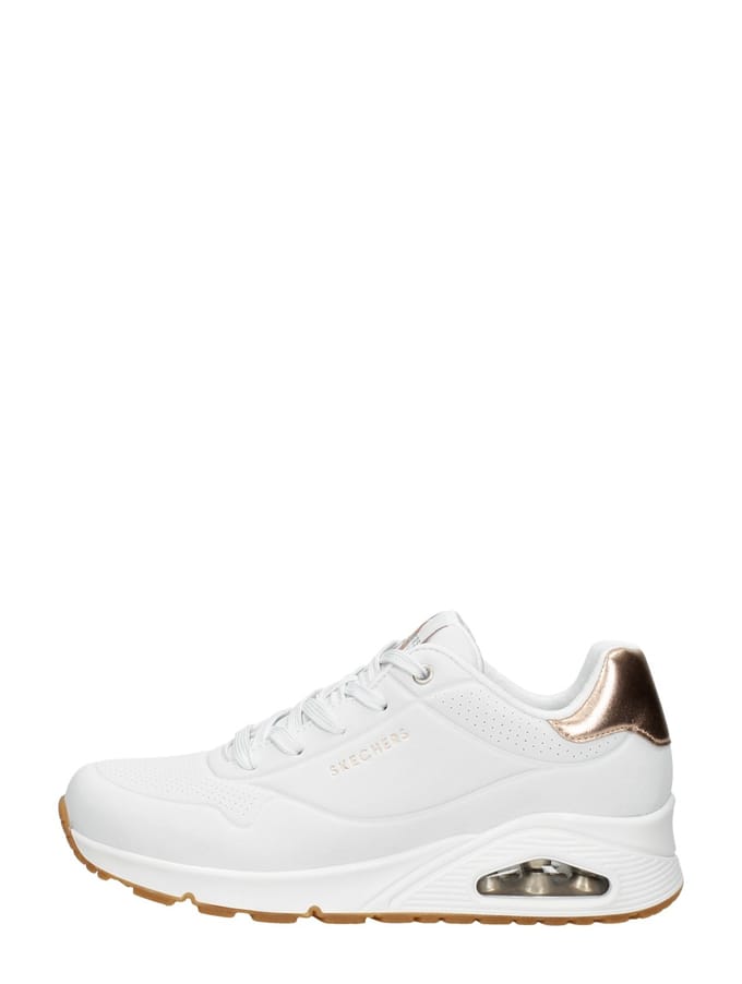 Skechers Skechers Uno Metallic sneakers wit Synthetisch