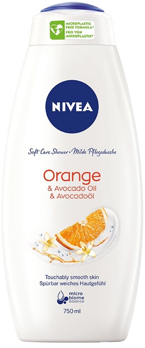 NIVEA Care Serie - Douchegel - Orange & Avocado Olie - 750 ml