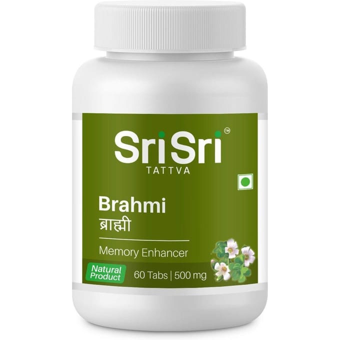 Brahmi (60 tabbladen, 500 mg), Brahmi, Sri Sri Tattva