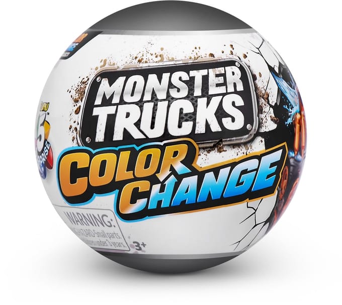 5 Surprise Monster Trucks Kleurverandering Serie 3