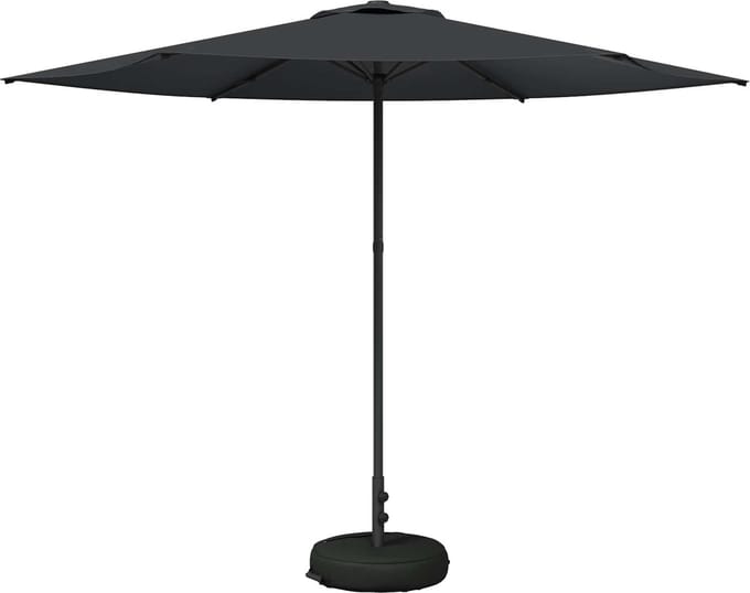 vidaXL - Tuinparasol - met - voet - Rechthoekig - 3 - x - 3 - m - Polyester