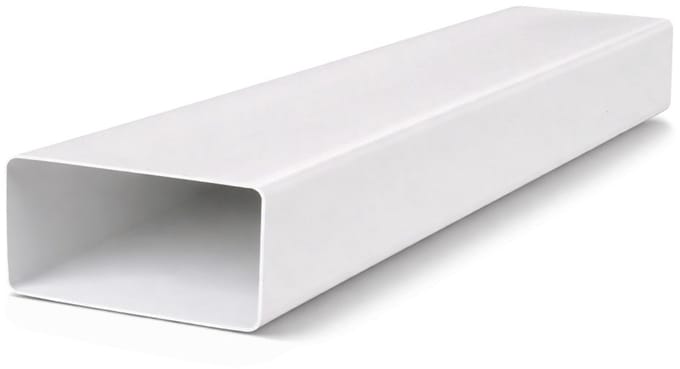Ventilatiekanaal vlak 220x90 mm luchtkanaal 100 cm