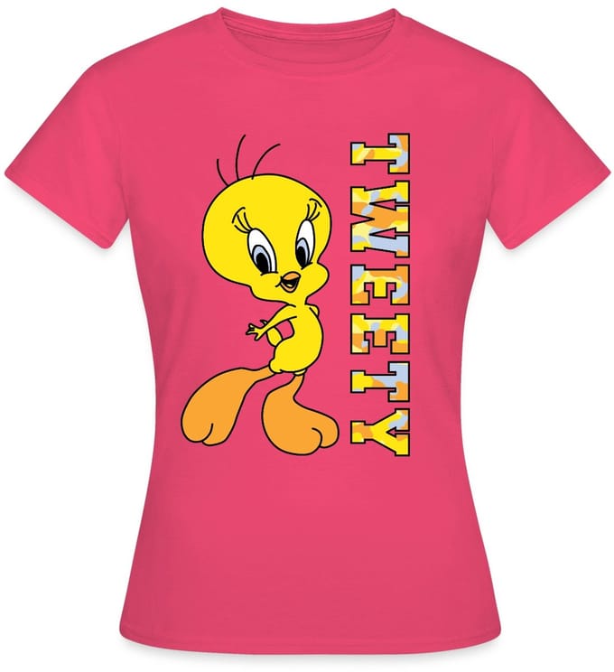 Looney Tunes Tweety Camouflage T-Shirt Dames