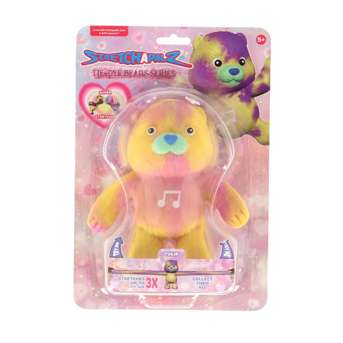 Stretchapalz Tie Dye Bears 14 cm 4 assorti