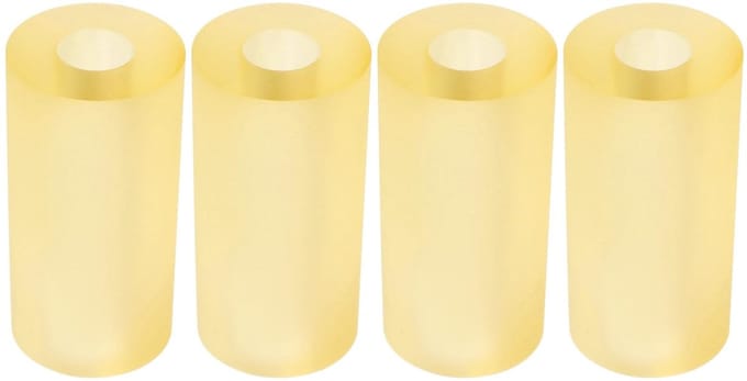 Allecto - Printer Feed Exit Roller - Vervangend Deel - 4 Stuks - Rubber - Geschikt voor Fujitsu - Onderdeelnummer PA03586-K983