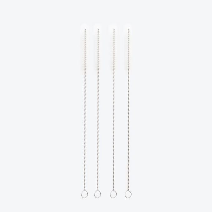 Point-Virgule set van 4 reinigingsborsteltjes voor cocktailrietjes 20cm