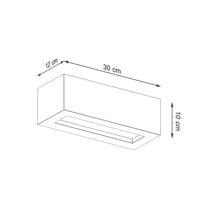Wandlamp Sollux Lighting Vega 30