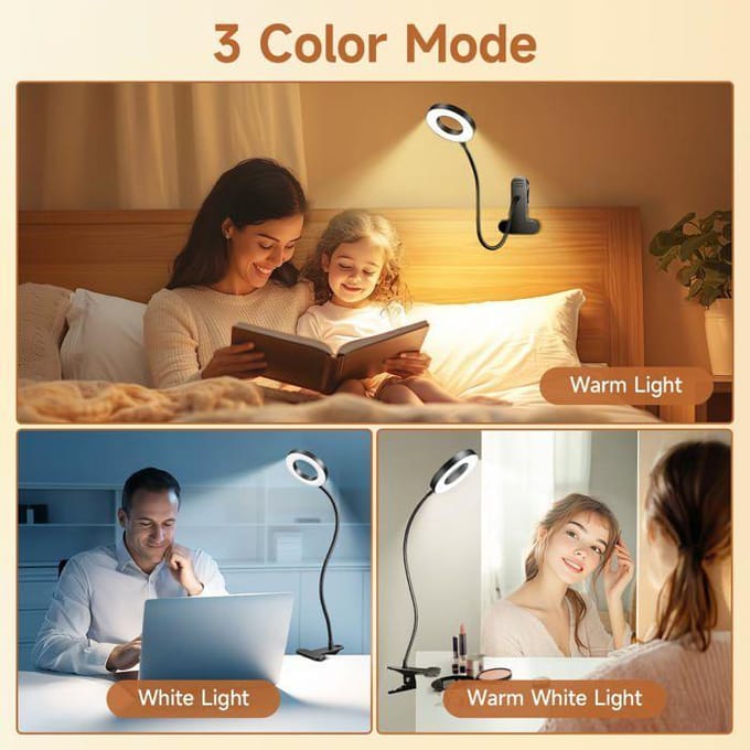 Bureaulamp - SERBASIC - 70cm - LED - 3 Temperaturen - 10 Helderheidsniveaus