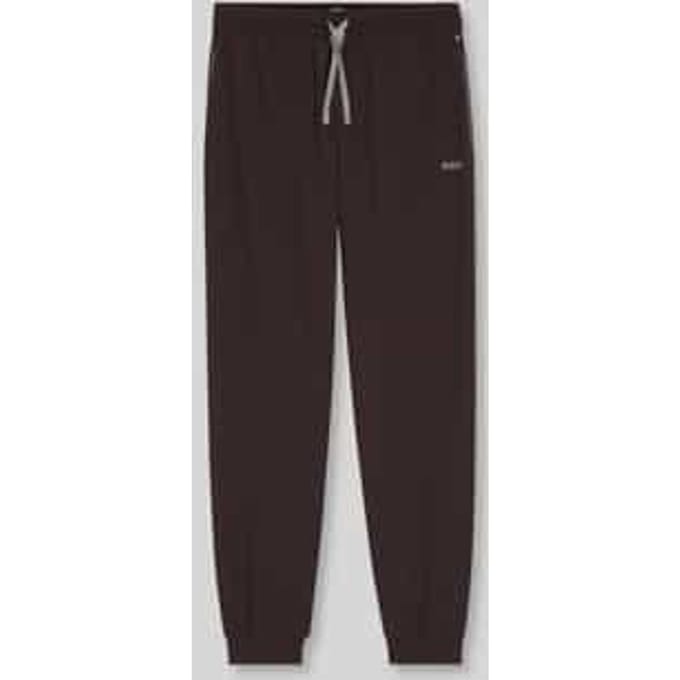 Regular fit sweatbroek van katoenmix model 'Mix&Match'