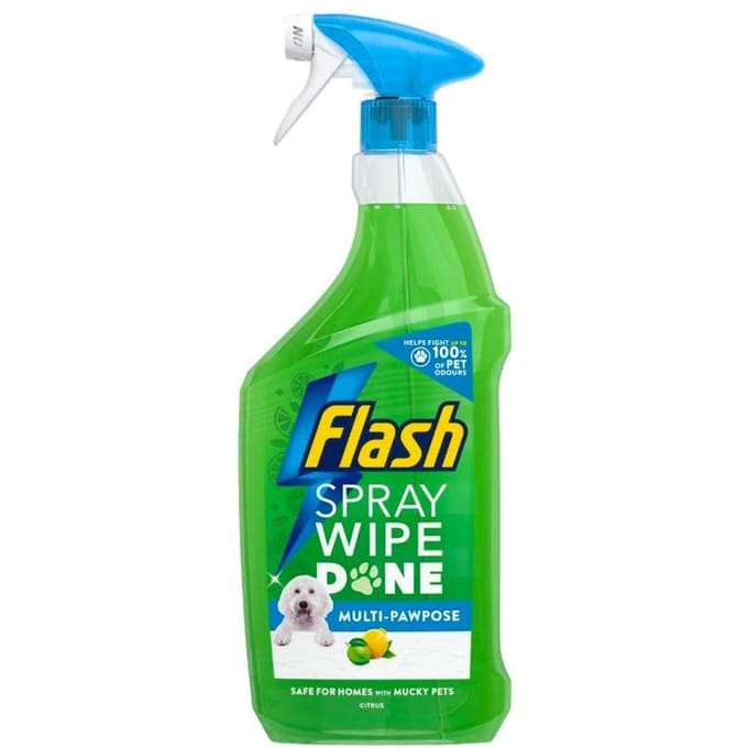 Flash Spray Wipe Done Pet 800 ml
