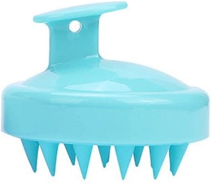 Go Go Gadget - Haarborstel - Massageborstel - Anti-roos - Haargroei - Rond - Siliconen - Scalp Massager - Mint