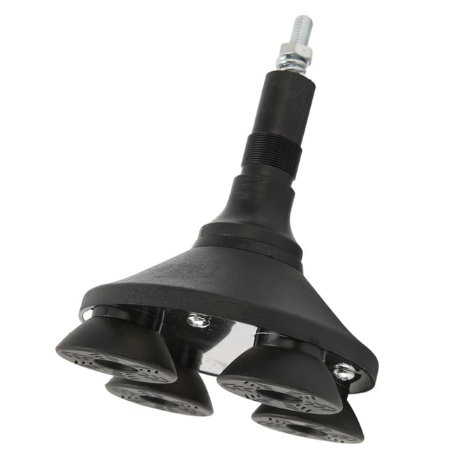 Walking Sticks Foot Pad Aluminium Alloy 360 degrees  4 Legs Prevent Slipping Quad Walking Canes Pads gray