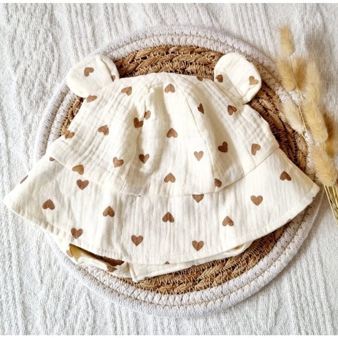 rammelaartje - baby - kleren - hydrofiele zonnehoed
