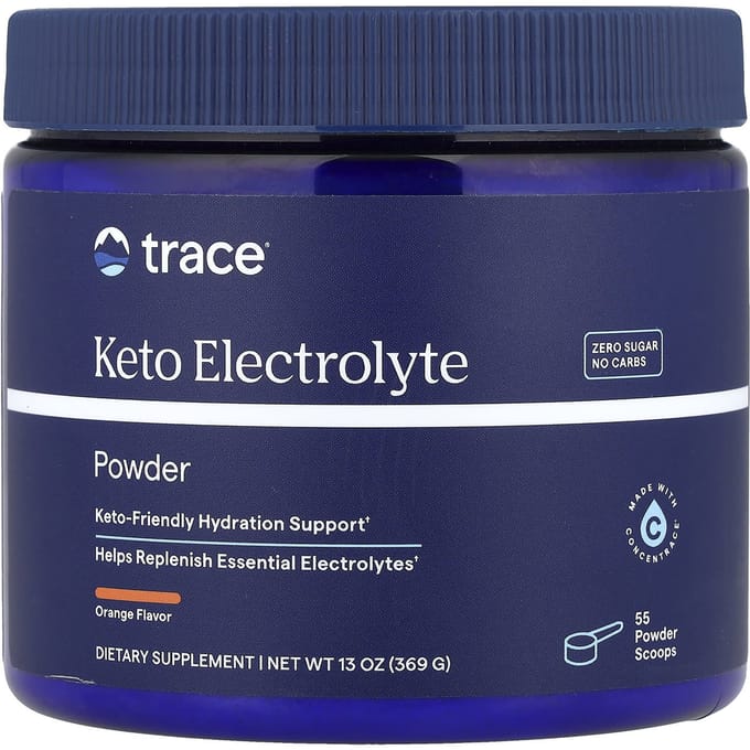 Trace, Poudre d'Électrolytes Keto, Orange, 13 oz (369g)