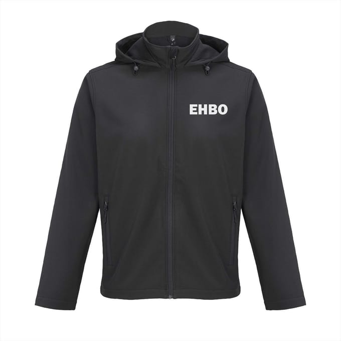 EHBO Softshell jas met capuchon - Waterafstotend - 2-laags - Maat M