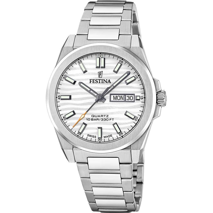 Festina F20073/1 CLASSIQUES ACIER Heren Horloge