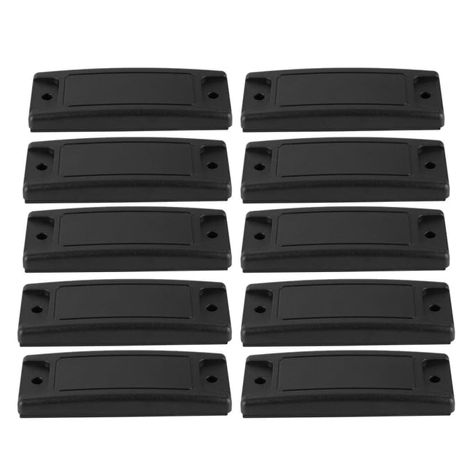10pcs ABS 78x30MM Étiquette RFID UHF Anti-Métal Bande 860 960MHZ EPC black