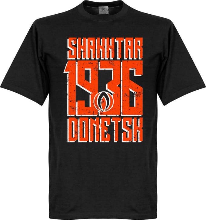 Shakhtar Donetsk 1936 T-Shirt - Zwart - Kinderen - 92