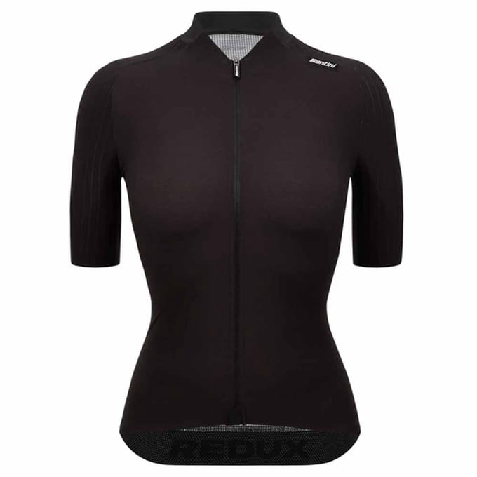 Santini Redux Speed Korte Mouw Wielertrui Zwart S Vrouw