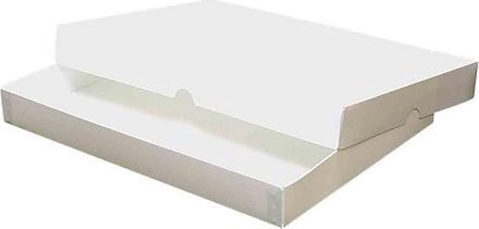 Brievenbusdoos verzenddoos 32x23x2,5  cm WIT (10 stuks)
