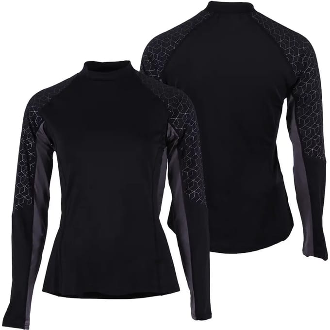 Qhp Trainingsshirt Qhp Eldorado Eventing Kids Zwart