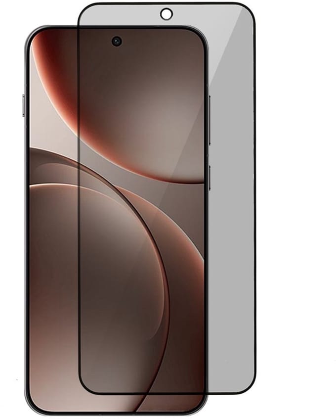 Coverup Screen Protector - Geschikt voor OPPO Find X9 Screen Protector - Coverup Privacy Tempered Glass - Transparant