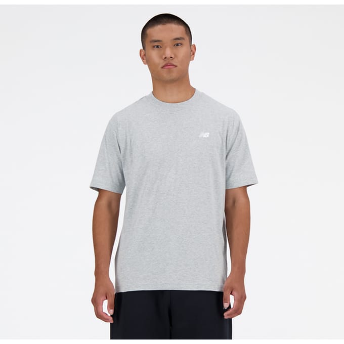 New Balance Athletics Cotton T-shirt In Grey Größe: L | Basic T-Shirts Outlet | Herren | Grau