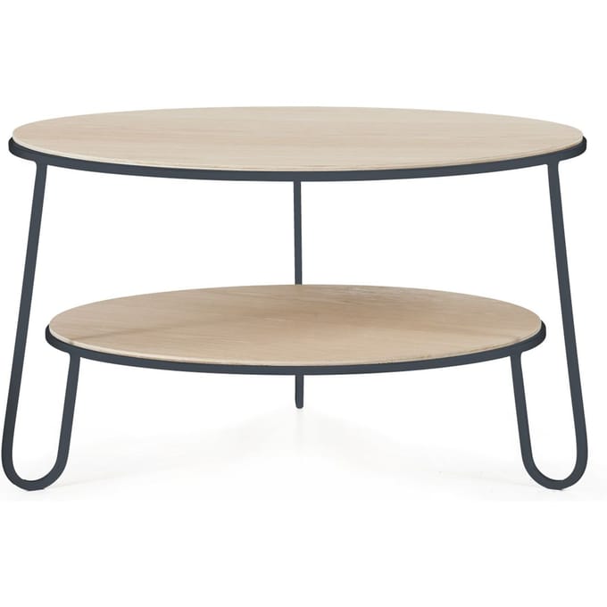 Harto - Eugenie salontafel - Eiken/leigrijs - 70 cm - 4 - 6 Wochen