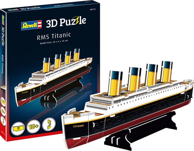 Revell 3D Puzzle Building Kit - RMS Titanic 3D Puzzels