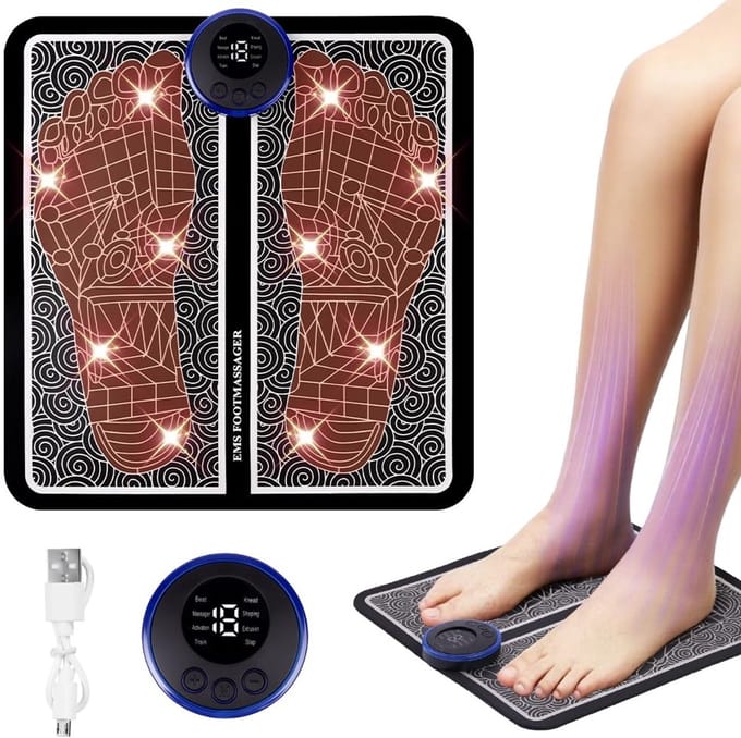 Dailygoods - Elektrisch Voetmassageapparaat met 8 standen