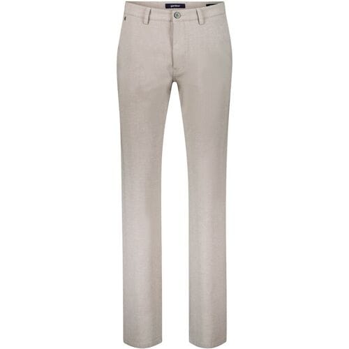 Gardeur Broek Benito Duo Color Fine Texture Soft Touch Comfort Stretch Camel / male