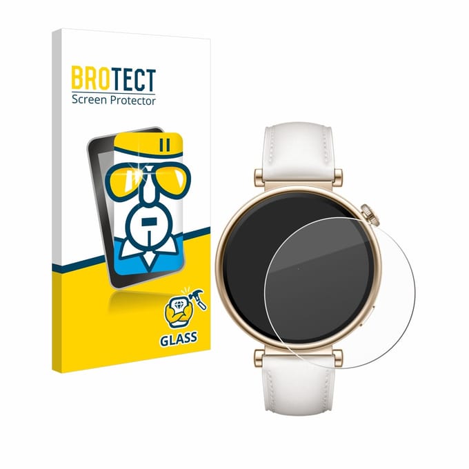 BROTECT - Glas Screenprotector voor Huawei Watch GT 4 (41mm) - Gehard Beschermglas 9H