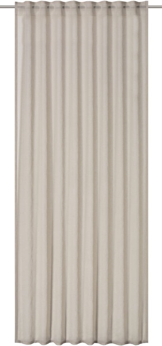 Elbersdrucke Gordijn met lussen Air 255x140 cm beige transparant