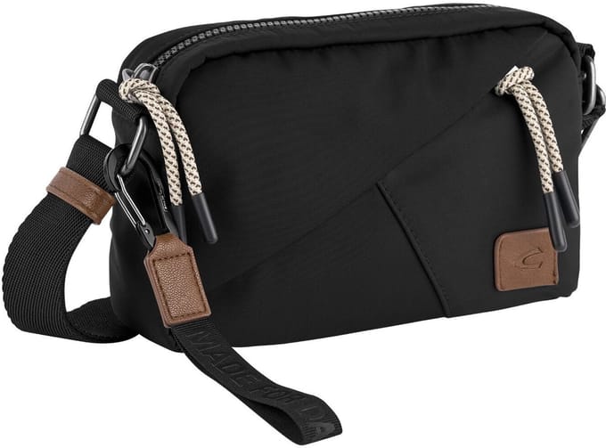 camel active schoudertas Aurum Camera Bag Black zwart