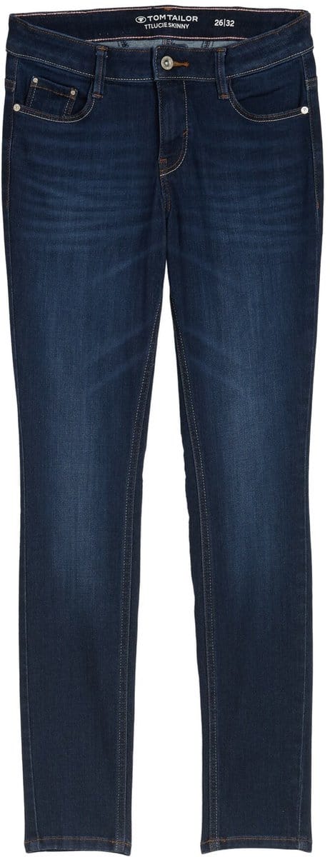 Tom Tailor - TTLUCIE SKINNY-jeans - Maat 33/32 - dark stone wash denim