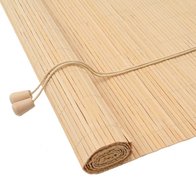 vidaXL - Rolgordijn - Natuur - 80 - x - 220 - cm - Bamboe