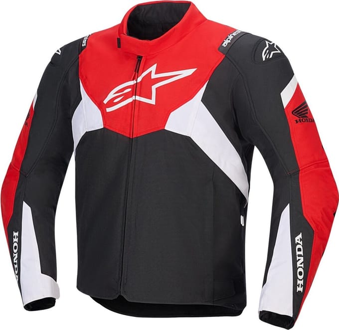 Alpinestars Honda T-Jaws V4 waterdichte motorfiets textieljas -