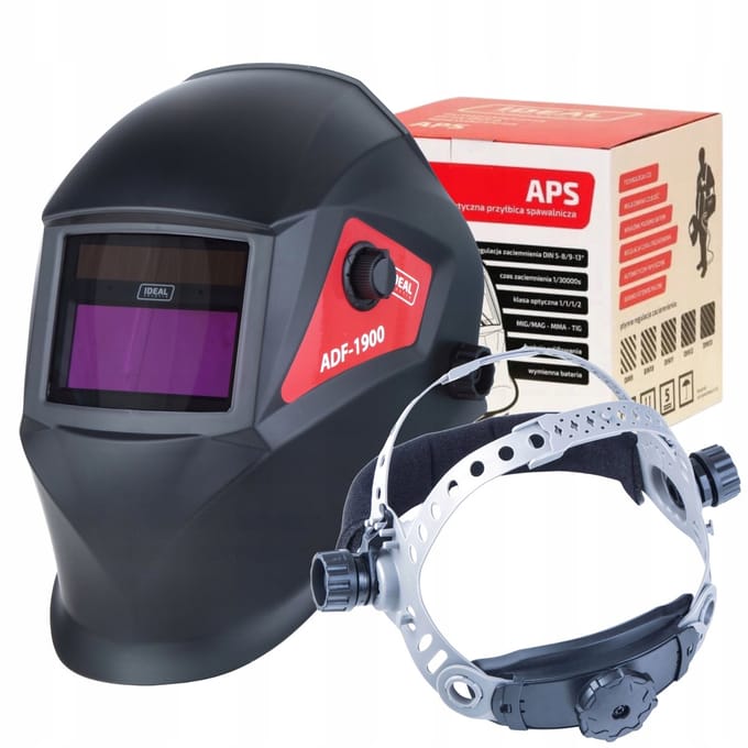 Automatische lashelm IDEAL ADF-1900 - MIG, MMA, TIG, Slijpen