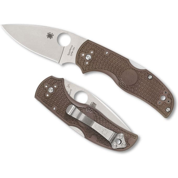 Spyderco Native 5 Brown FRN CPM 15V Sprint Run